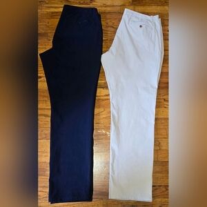 Bonobos The Chino 2.0 Athletic Fit Pants Sz 38x32 Stretch Performance- Lot Of 2